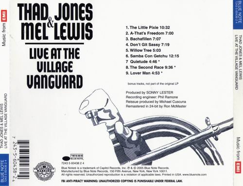 Thad Jones & Mel Lewis - Live At The Village Vanguard (2005)