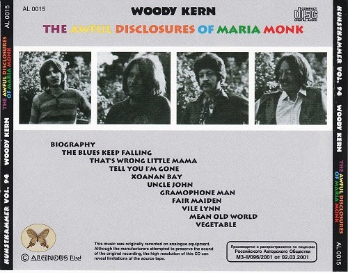 Woody Kern - The Awful Disclosures of Maria Monk (Reissue) (1968/2001)