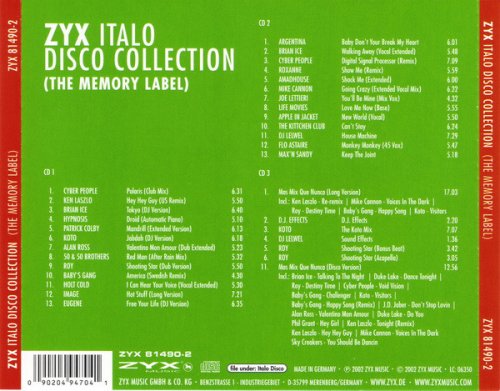 VA - ZYX Italo Disco Collection (The Memory Label) (2002)