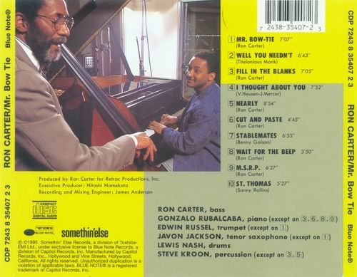 Ron Carter - Mr. Bow-Tie (1995) Flac