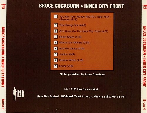 Bruce Cockburn - Inner City Front (Reissue, Remastered) (1981/2002) Lossless