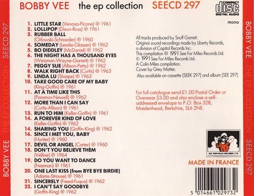 Bobby Vee - The Ep Collection (1991)