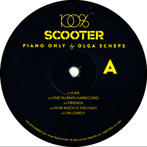 Olga Scheps - 100% Scooter (Piano Only) (2018) LP