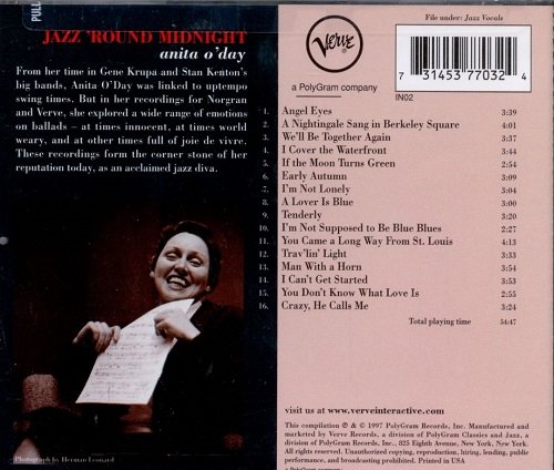 Anita O'Day - Jazz 'Round Midnight (1997)