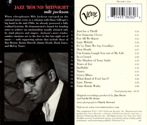 Milt Jackson - Jazz 'Round Midnight (1997)