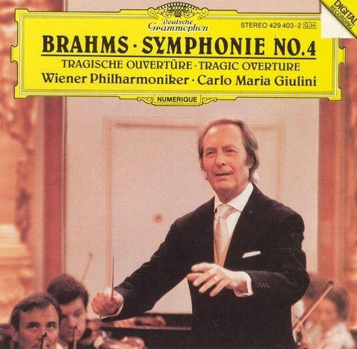 Wiener Philharmoniker, Carlo Maria Giulini - Brahms: Symphony No. 4, Tragic Overture (1990)