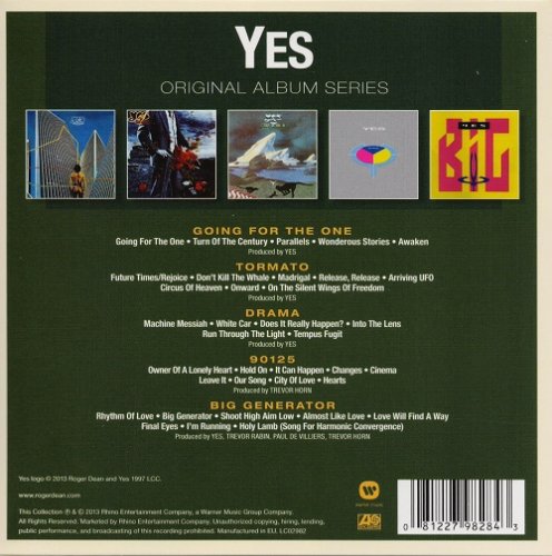 Yes - Original Album Series 5 CD (1977-1987)