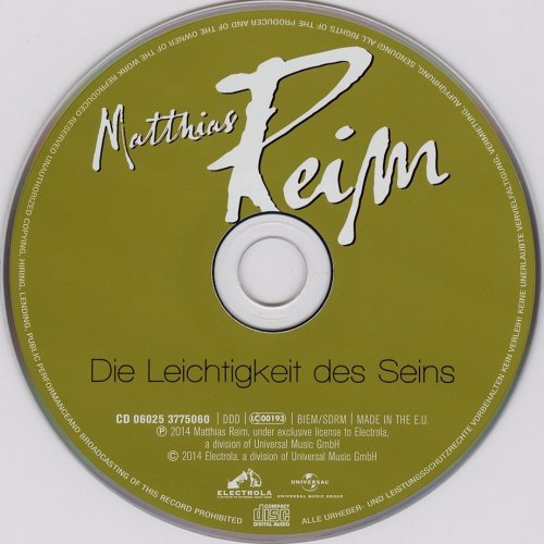 Matthias Reim - Die Leichtigkeit Des Seins (2014)
