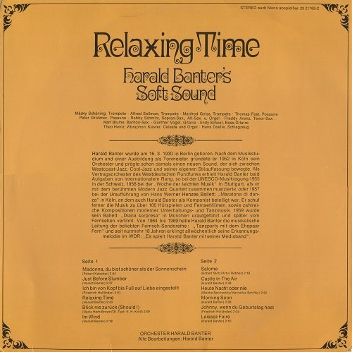 Harald Banter's Soft Sound - Relaxing Time (1972) Vinyl Rip