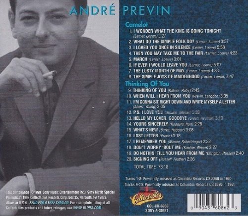 Andre Previn - Camelot `60 / Thinking of You `61