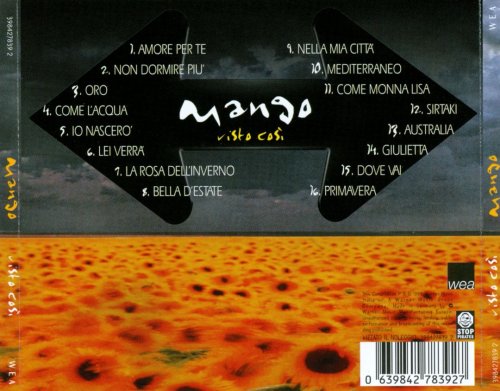 Mango - Visto Così (1999)