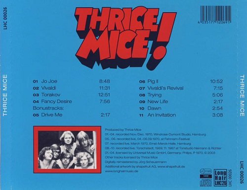 Thrice Mice - Thrice Mice (Reissue) (1970/2003)