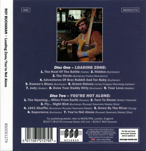 Roy Buchanan - Loading Zone / You're Not Alone (1977/1978) {2017, Remastered}