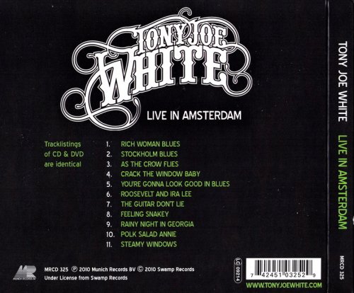 Tony Joe White - Live In Amsterdam (2010) Lossless