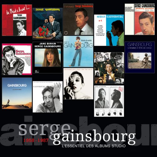 Serge Gainsbourg - L'Essentiel Des Albums Studio (12CD) (2011)