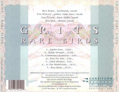 Grits - Rare Birds (Reissue) (1976/1997)