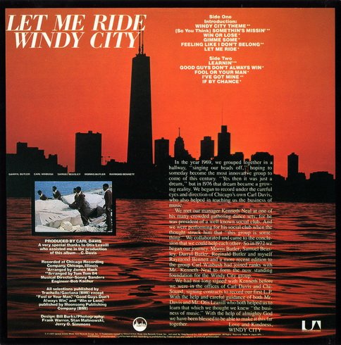 Windy City - Let Me Ride (Reissue 1991)