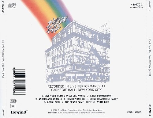 It's A Beautiful Day - At Carnegie Hall (Reissue) (1972/1995)