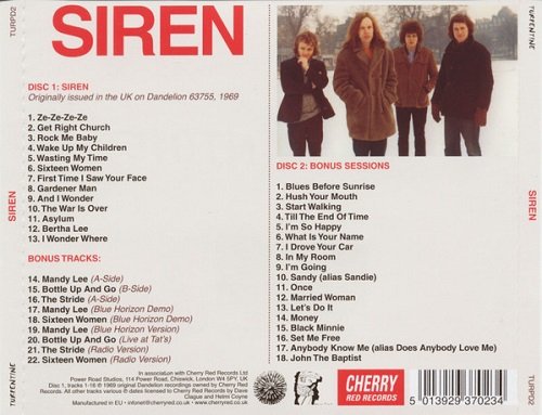 Siren - Siren (Reissue) (1969/2014)